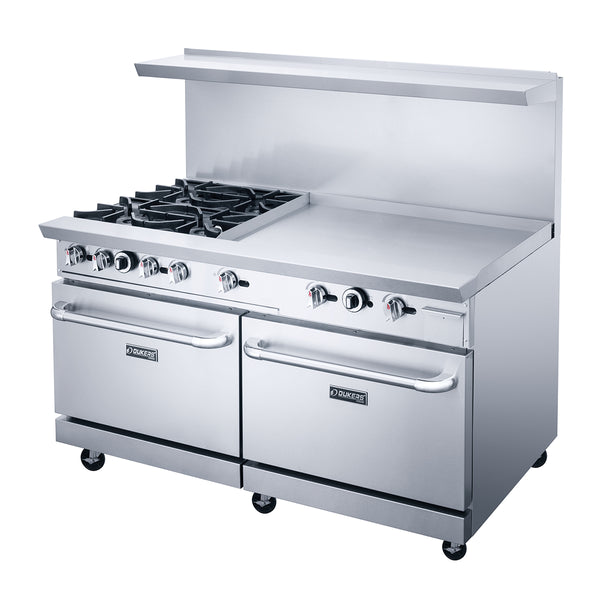 Dukers DCR60-4B36GM NG~LP Gas Range /Oven for Restaurants