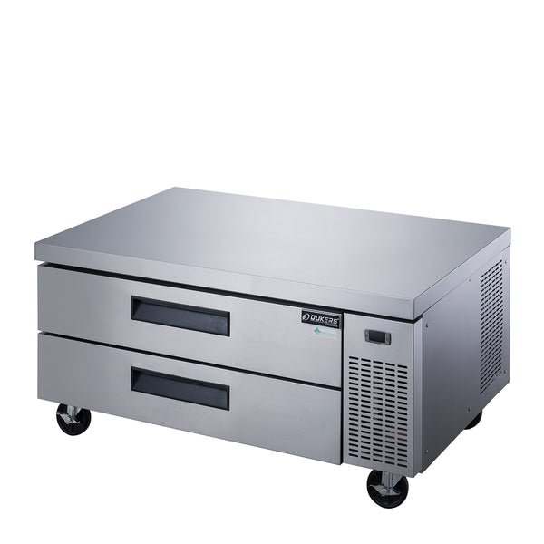 Dukers DCB52 52'' Commercial Refrigerated Chef Base with 2 Drawers