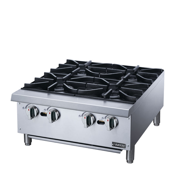 Dukers DCHPA24 Commercial Hot Plate with 4 Burners