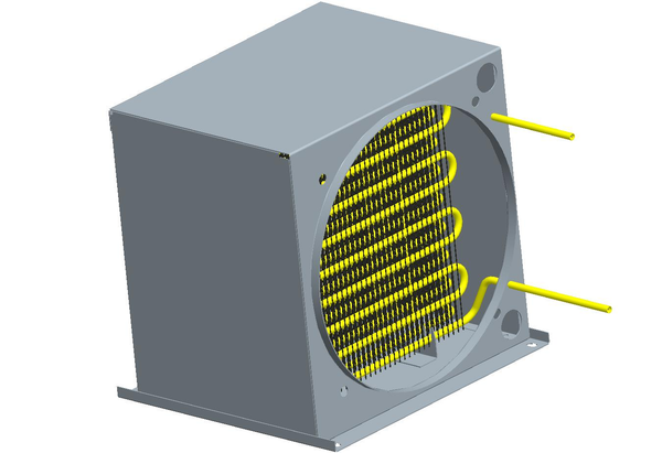 C0-000-COD00018 Condenser;8 layers;240L235H For DUC72F