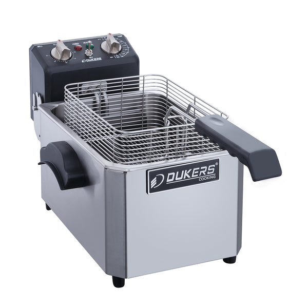 Dukers DCF15E 15lb Electric Fryer Adjustable Temperature